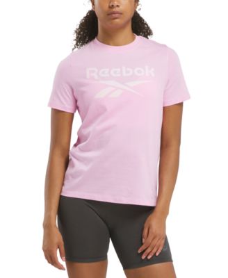 Reebok Womens Identity Cotton Big Lo 197225941888 B OR MED RT $25.0