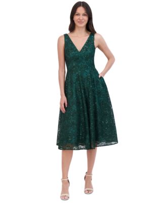 Eliza J Womens Sequin Soutache Sleeve Plum 12