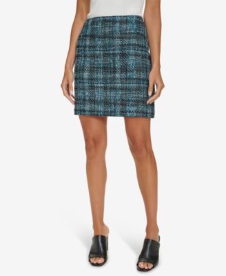 Calvin Klein Womens Tweed Pencil Skirt 197383126714 12 RT $99.0 #2
