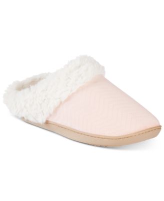 Isotoner Signature Womens Louise Quilted Velour Ewe L