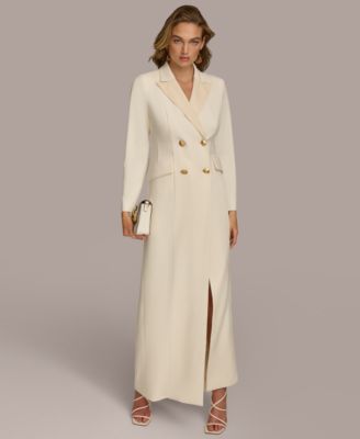 Donna Karan New York Womens Blazer Maxi Dress Pristine 4