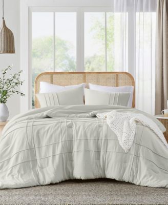 510 Design 510 Design Porter Pleated 3-Pc Silver California King