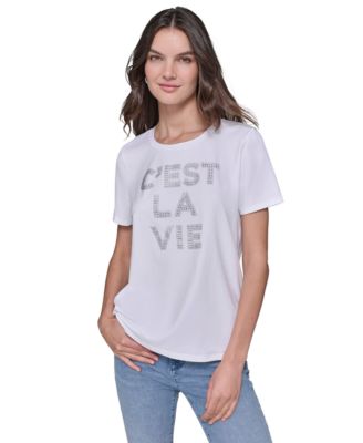 KARL LAGERFELD PARIS Womens Cest La Vie 196788272514 LARGE RT $59.0