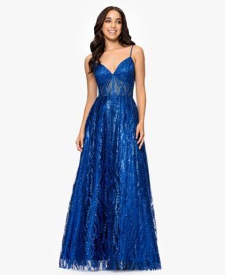 Blondie Nites Juniors Sequin Illusion Ball Royal 13