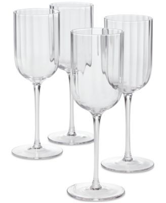 The Cellar Optic White Wine Glasses, Set Clear