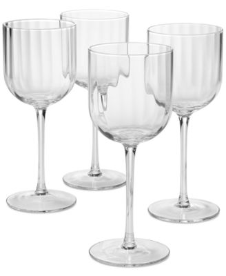 The Cellar Optic Red Wine Glasses, Set of Clear
