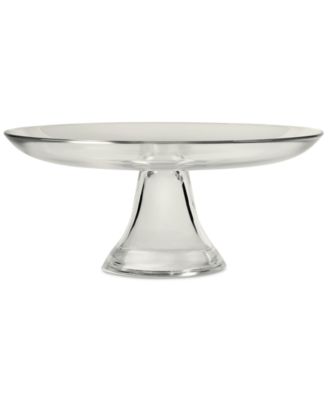 Arch Studio Glass Cake Stand Clear