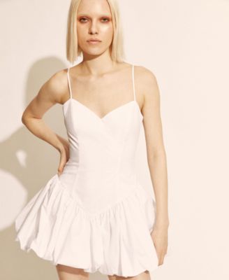 Bardot Womens Lissett Cotton Bubble- Orchid White 10