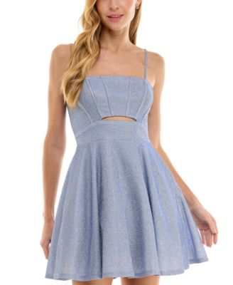 City Studios Juniors Glitter Sleeveless Fi Iris 910