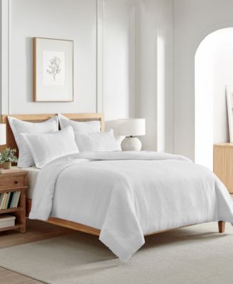 Levtex Reede Muslin Textured 3-Pc. Co Taupe KingCalifornia King