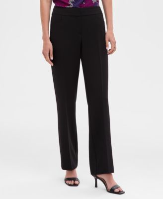 Kasper Petite Straight Full-Length Pa Black 4