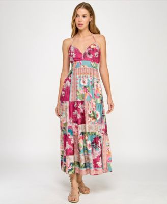 KATIA RAE Juniors Metallic Mixed-Print Multi XL