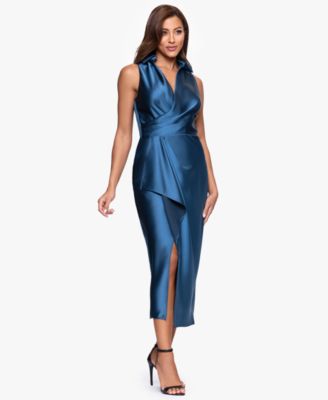 XSCAPE Womens Collar Sleeveless Shea Ocean 14