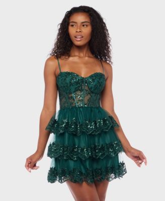 Alex Sophia Juniors Embellished Short Fit Hunter 1314