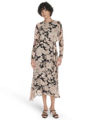 Tommy Hilfiger Tommy Hilfiger Womens Long Sl BlackTruffle 14