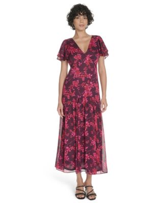 Tommy Hilfiger Tommy Hilfiger Womens Flutter Aubergine Multi 14