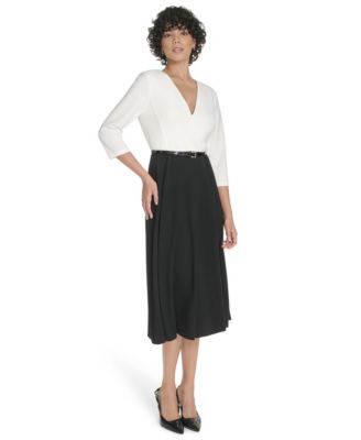 Tommy Hilfiger Tommy Hilfiger Womens 34-Sle Black Ivory 12