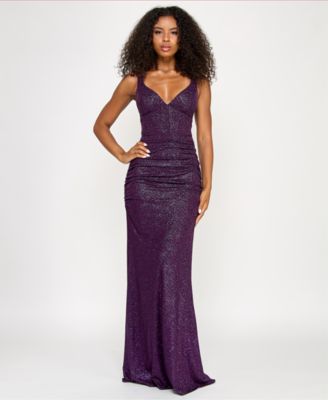 Emerald Sundae Juniors Glitter Corset Mermai Eggplant L