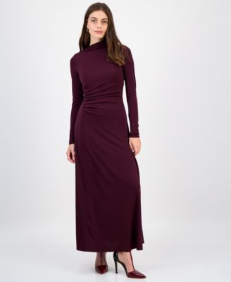 RACHEL Rachel Roy Womens Ramy Long-Sleeve Pull- Dark Purple L