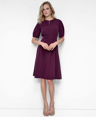 DKNY DKNY Womens Short Sleeve Crew Damson 16