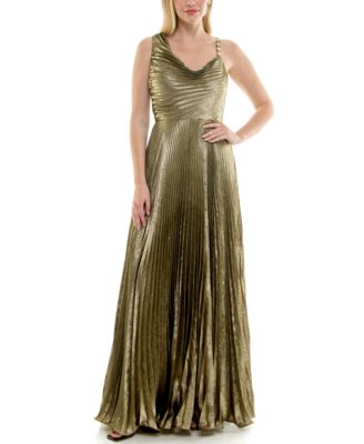 Taylor Taylor Womens Cowl Neck Sunbu Olive gold 16