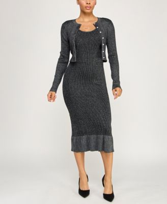 Rosie Harlow Juniors 2-Piece Jacket and Mi Gray XS