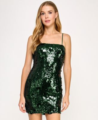 SENI CADE Juniors Sequin Sleeveless Dre Hunter S
