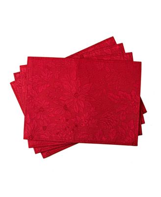 Benson Mills Poinsettia Foliage 13 x 18 R Red No Size