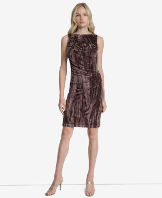DKNY DKNY Womens Sleeveless Boat N Chocolate Plum 14