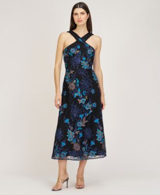 JS Collections Womens Halter Neck Maggie Coc Black Multi 4