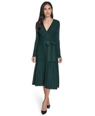 Jessica Howard Womens Fit and Flare Midi Swe Red L