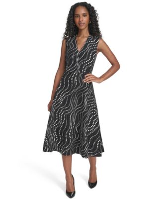 Tommy Hilfiger Womens Sleeveless Midi Fit an Sand 14