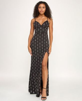 SENI CADE Womens Plungging V-Neck Sleev Black XXS