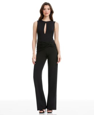Dress the Population Womens Kaitlin Sleeveless Jum Black L