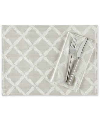Macys Laurel Leaf Napkin, 19 Ivory 19 x 19