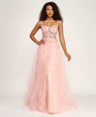 Say Yes Womens Wide Straps Sweetheart Blush 910
