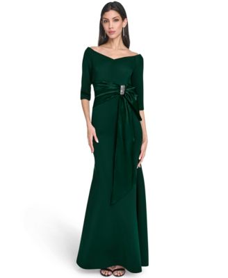 Eliza J Womens Social Off-The-Shoulde Hunter 4