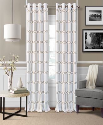 Elrene Home Fashions Kaiden Blackout Lined 52 x 84 Slate blue 52x84