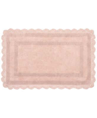 Laura Ashley Crochet Cotton Reversible 17 Ivory 17 x 24