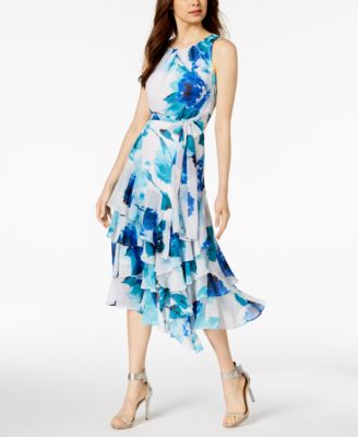 calvin klein blue dress