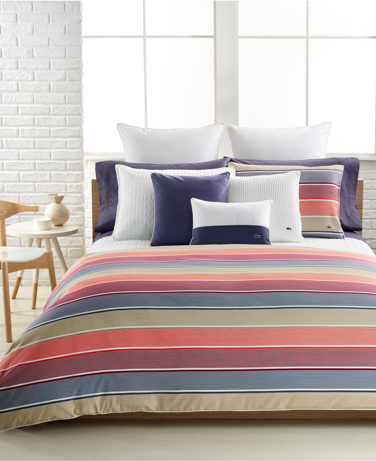 Lacoste Adour Full/Queen Duvet Cover Set
