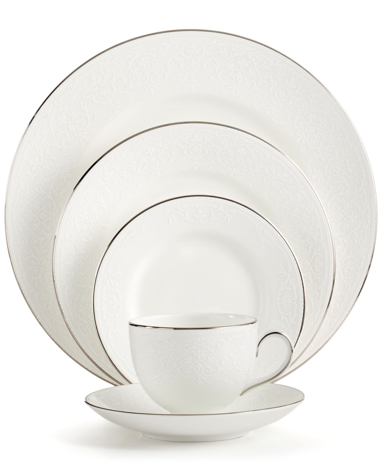 Wedgwood English Lace 5 Piece Place Setting
