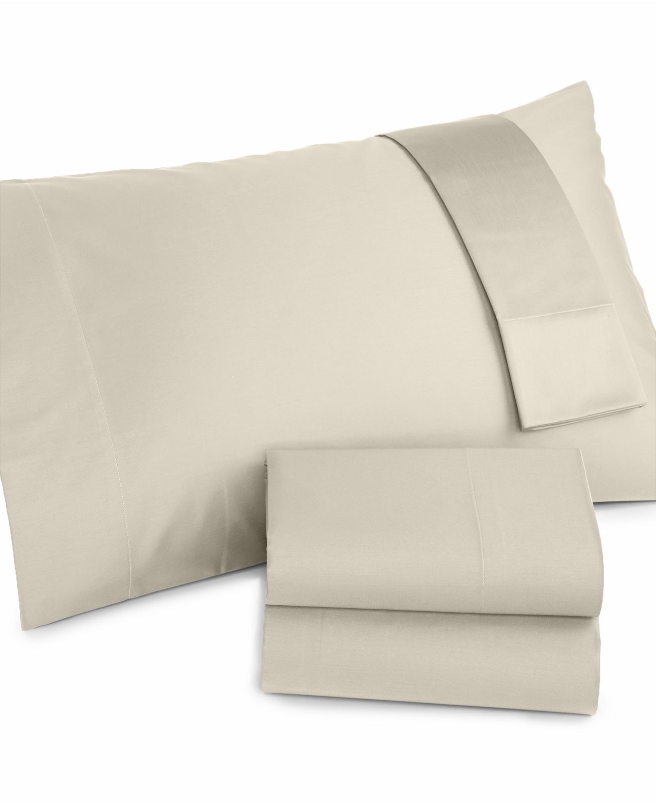 Charter Club 400 Thread Count Wrinkle Resistant Tailored Fit Solid Full Sheet Set