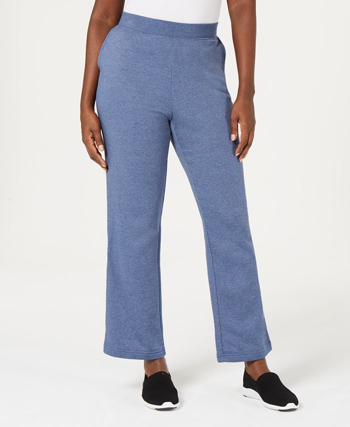 Karen Scott Petite Fleece Pants, Created for Macy's & Reviews - Pants - Petites - Macy's