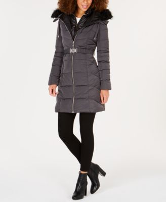 macys womens guess coats