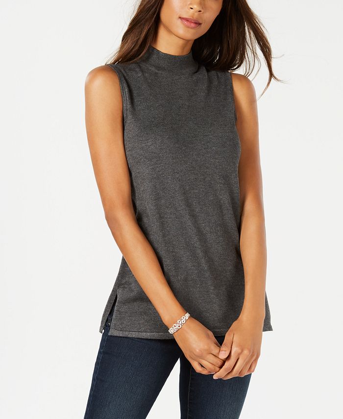 Karen scott sleeveless mock turtleneck outlet