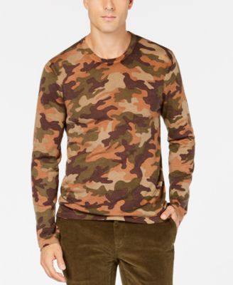 mens camo jumper