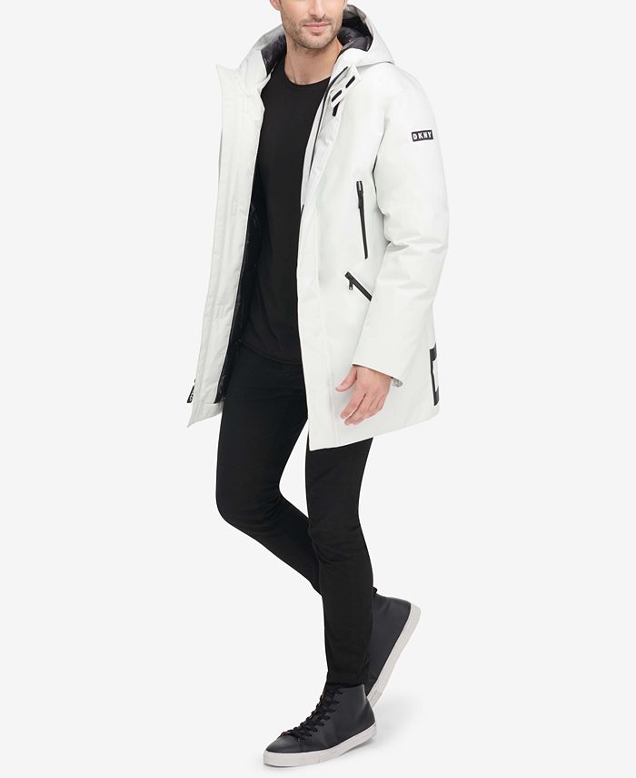 DKNY Men's FullLength Hooded Parka, Created for Macy's & Reviews Coats & Jackets Men Macy's