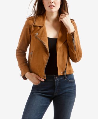 lucky brand suede moto jacket