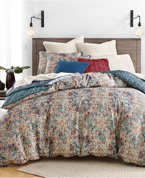 Lucky Brand Closeout Alma Reversible Comforter Sets Created For Macy S Reviews Bedding Collections Bed Bath Macy S